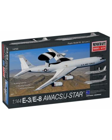 Model plastikowy - Samolot E-8 AWACS/Joint Star - Minicraft Minicraft Model Kits Modele do sklejania 14703-KJA 1