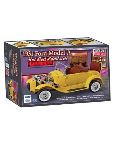 Model plastikowy - Samochód 31 Ford Roadster Hot Rod 1:16 - Minicraft Minicraft Model Kits Modele do sklejania 11240-KJA 1