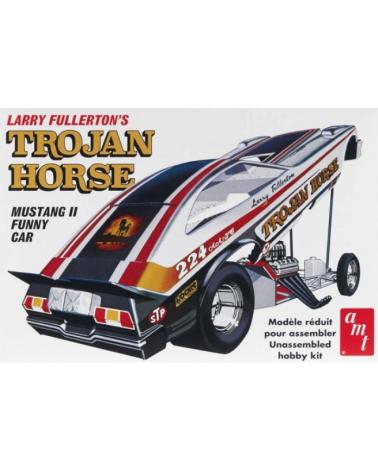 Model plastikowy - Samochód Trojan Horse 1975 Mustang Funny Car (Larry Fullerton) - AMT AMT Modele do sklejania AMT1009-KJA 1