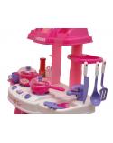 Kuchnia z piekarnikiem różowa - dźwięki, światło, akcesoria Emily Zabawki AGD 008-26-KJA 3