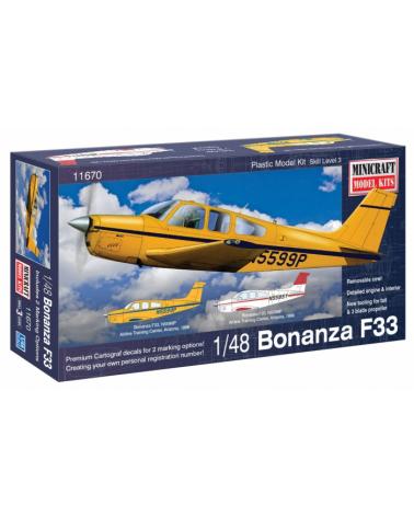 Model plastikowy - Samolot Bonanza F-33 Straight Tail - Minicraft Minicraft Model Kits Modele do sklejania 11670-KJA 1