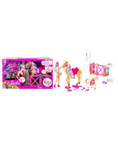 Lalka Barbie stadnina stylizacja koniki MATTEL Lalki i akcesoria 22723-CEK 1