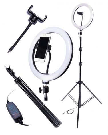 Lampa pierścieniowa 60W RING LED selfie makijaż  Akcesoria oświetleniowe KX6824-IKA 1