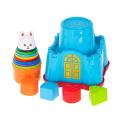 Zamek króliczka kubeczki wieża piramida sorter  Edukacyjne zabawki KX5453-IKA 2