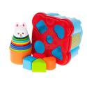 Zamek króliczka kubeczki wieża piramida sorter  Edukacyjne zabawki KX5453-IKA 6