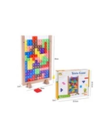 Gra logiczna układanka tetris stojący  Edukacyjne zabawki KX5315-IKA 1
