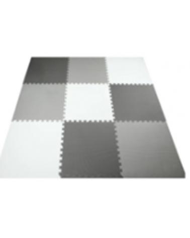 Puzzle piankowe mata 9el. czarno-szaro-białe 180x180cm  Edukacyjne zabawki KX5154-IKA 1