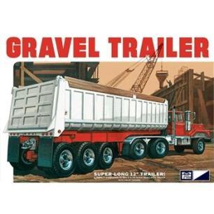 Model plastikowy - Ciężarówka 3 Axle Gravel Trailer - MPC MPC Modele do sklejania MPC823-KJA 1