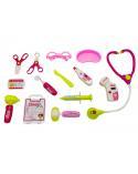 Wózek Lekarski Dla Dziewczynki Z Akcesoriami, Zestaw Doktora Różowy  Edukacyjne zabawki 660-45-KJA 5