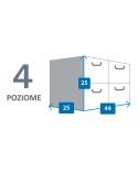 Pudełko kartonowe 4 szuflady poziome MISIE BEŻOWE MissSpace Pojemniki i skrzynie 877215-DPM 3