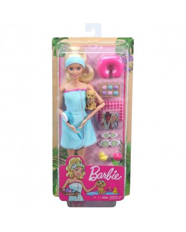 Lalka Barbie relaks w SPA piesek akcesoria MATTEL Lalki i akcesoria 22930-CEK 1