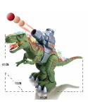 Dinozaur chodzi strzela światło dźwięk  Madej Roboty 22940-CEK 3