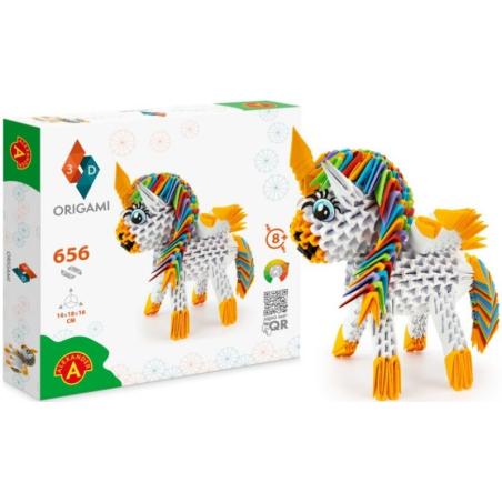 Origami 3D Jednorożec 656 elementów Alexander