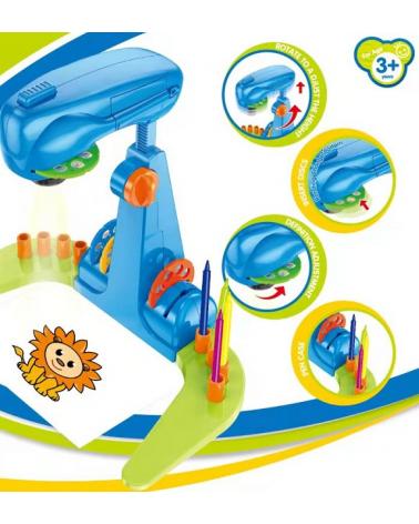 Projektor rzutnik do nauki rysowania slajdy  Edukacyjne zabawki KX5148-IKA 1