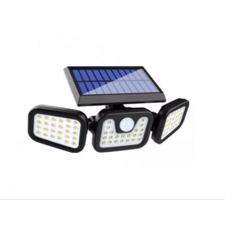 Lampa solarna potrójna czujnik ruchu i zmierzchu