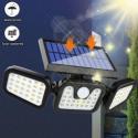 Lampa solarna potrójna czujnik ruchu i zmierzchu  Akcesoria oświetleniowe KX4995-IKA 4