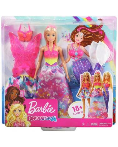 Lalka Barbie Dreamtopia 3 wymienne kreacje MATTEL Lalki i akcesoria 22961-CEK 1