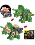 Dinozaur transformujący Triceratops do skręcania 2w1 Madej Roboty 22966-CEK 7