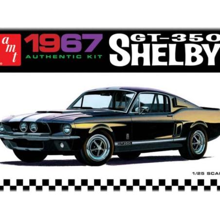 Model Plastikowy Do Sklejania AMT (USA) - 1967  Shelby GT350 (White) AMT Modele do sklejania AMT800-KJA 1