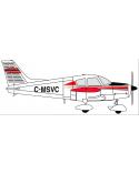 Model plastikowy - Samolot Piper Cherokee - Minicraft Minicraft Model Kits Modele do sklejania 11677-KJA 2