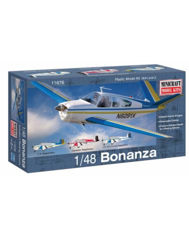 Model plastikowy - Samolot Bonanza - Minicraft Minicraft Model Kits Modele do sklejania 11676-KJA 1