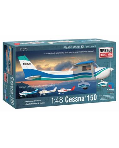 Model plastikowy - Samolot Cessna 150 - Minicraft Minicraft Model Kits Modele do sklejania 11675-KJA 1