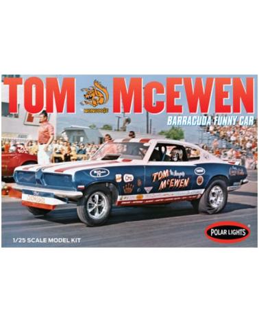 Model plastikowy - Samochód Tom Mongoose" McEwen 1969 Barracuda Funny Car 1:25 - Polar Lights" Polar Lights Modele do sklejania 