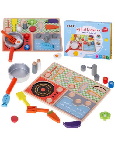 Płytka kuchenna dla dzieci z deską do krojenia  Edukacyjne zabawki KX5169-IKA 1