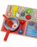 Płytka kuchenna dla dzieci z deską do krojenia  Edukacyjne zabawki KX5169-IKA 4