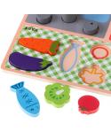 Płytka kuchenna dla dzieci z deską do krojenia  Edukacyjne zabawki KX5169-IKA 8