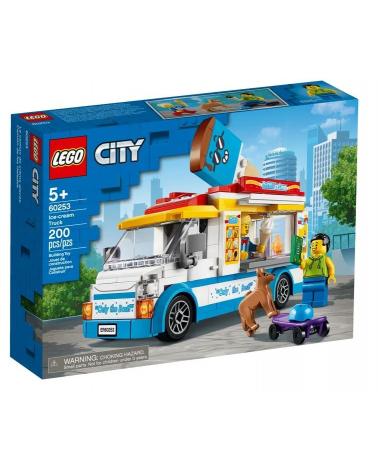 KLOCKI LEGO CITY FURGONETKA Z LODAMI 200 EL. 60253 LEGO Klocki 22046-CEK 1