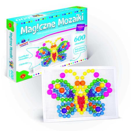 ALEXANDER Magiczne Mozaiki wpinanie guzików 600el.  Puzzle KX4857-IKA 1