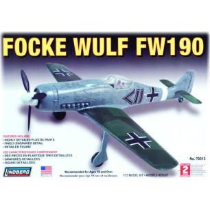 Model Plastikowy Do Sklejania Lindberg (USA) Samolot FW-190 Focke Wulf Lindberg Modele do sklejania 70513-KJA 1