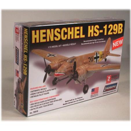 Model Plastikowy Do Sklejania Lindberg (USA) Samolot Heinkel MS-129B Lindberg Modele do sklejania 70518-KJA 1