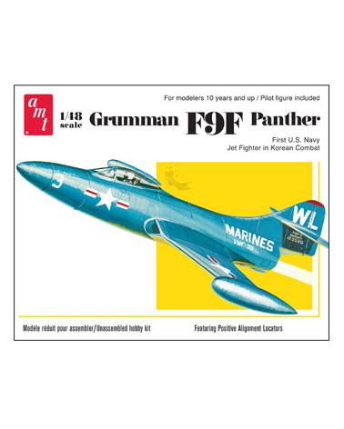 Model plastikowy AMT - Odrzutowiec Grumman F9F Panther Jet AMT Modele do sklejania AMT813-KJA 1