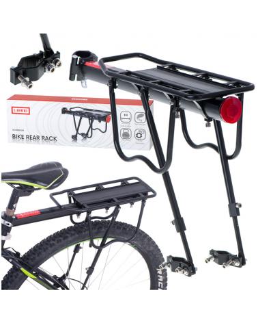 L-BRNO Bagażnik rowerowy tylny aluminium uniwersalny Akcesoria do rowerów i pojazdów KX5054-IKA 1