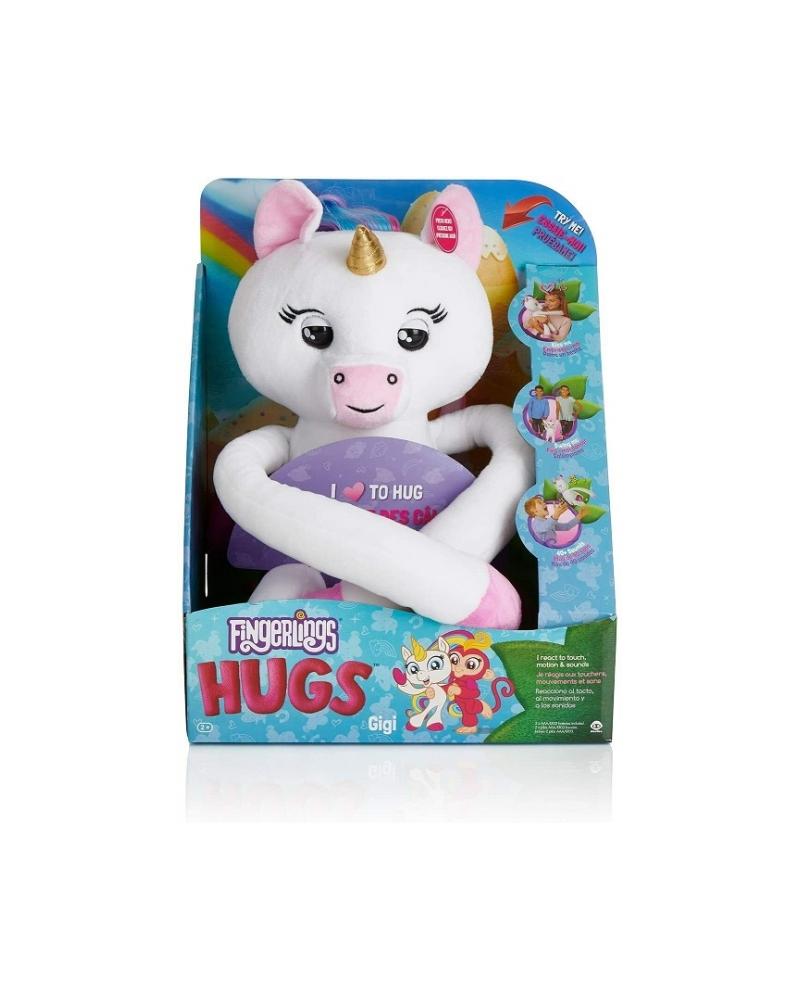 Fingerling Hugs Gigi interaktywny pluszowy jednorożec mówi INNY Maskotki 23126-CEK 7