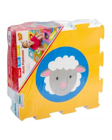 Mata Piankowa Puzzle Piankowe Zwierzątka Kolorowe SMILY Edukacyjne zabawki 23139-CEK 1