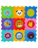 Mata Piankowa Puzzle Piankowe Zwierzątka Kolorowe SMILY Edukacyjne zabawki 23139-CEK 2