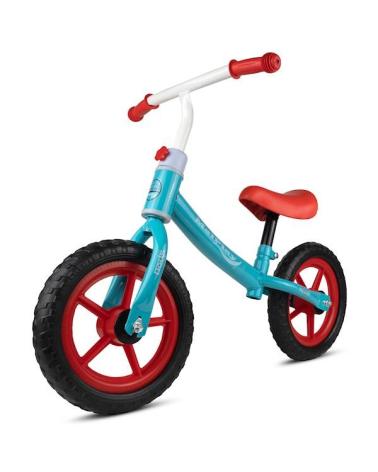 Rowerek biegowy rower dziecięcy czerwono-niebieski  Pozostałe rowery i pojazdy KX4731_2-IKA 1
