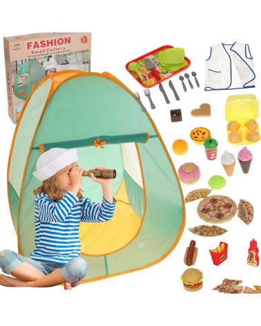 Namiot campingowy dla dzieci z akcesoriami 62el.  Pozostałe zabawki dla dzieci KX4941-IKA 1