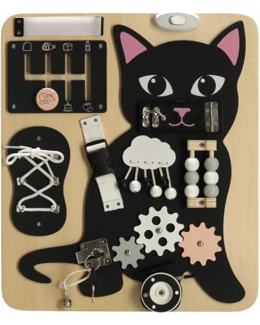 Tablica sensoryczna manipulacyjna kotek LULILO KICIAO  E1 KONTEXT Edukacyjne zabawki 23199-CEK 1