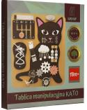 Tablica sensoryczna manipulacyjna kotek LULILO KICIAO  E1 KONTEXT Edukacyjne zabawki 23199-CEK 6