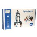 Rakieta drewniana statek prom kosmiczny astronauta  Pozostałe zabawki dla dzieci KX4903-IKA 6