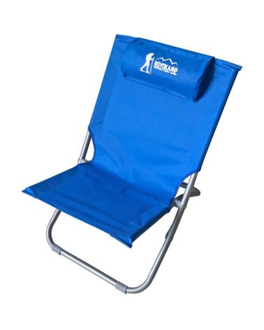 Leżak plażowy składany z zagłówkiem niebieski  H1 VK1 Meble ogrodowe 23315-CEK 1