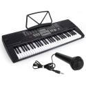 Keyboard Organy 61 Klawiszy Zasilacz Mikrofon MK-2106 Meike Edukacyjne zabawki MK-2106-KJA 1
