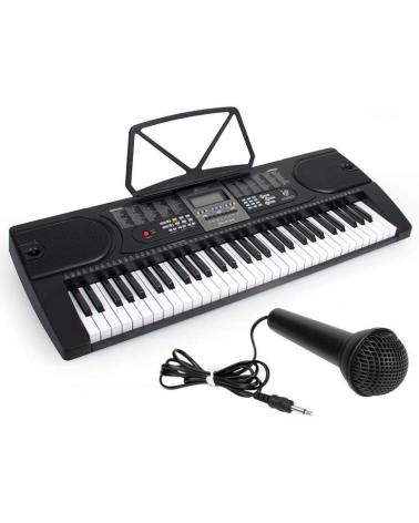Keyboard Organy 61 Klawiszy Zasilacz Mikrofon MK-2106 Meike Edukacyjne zabawki MK-2106-KJA 1