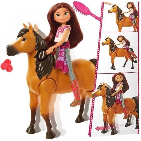 Jeżdżący koń Mustang lalka Lucky Mattel