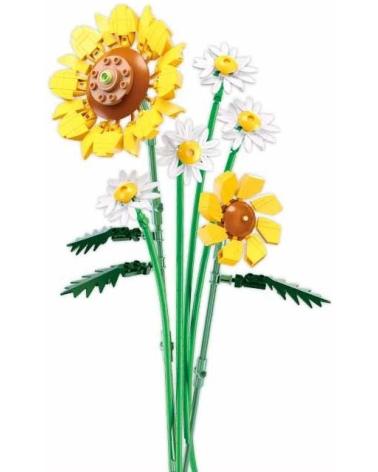 Klocki SLUBAN Słoneczniki kwiatki bukiet 329 el  SLUBAN Klocki 23367-CEK 1