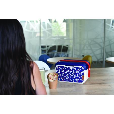 Lunchbox, lodówka turystyczna 5L Głęboki, kwiat wiśni 32,6x20x18,8cm